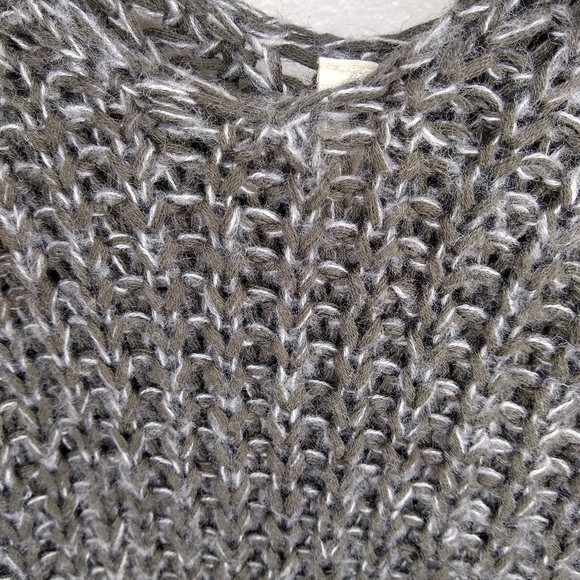 WISHLIST OVERSIZED CHUNKY KNIT HEATHER SWEATER M/L - Picture 4 of 9